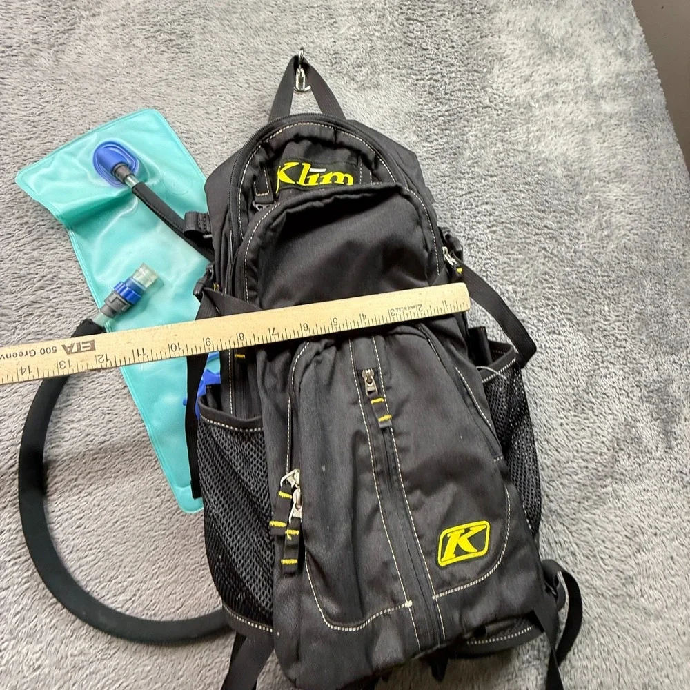 Klim Avy Hydration Pack Black 2L Water Pouch Powersports Bag Backpack